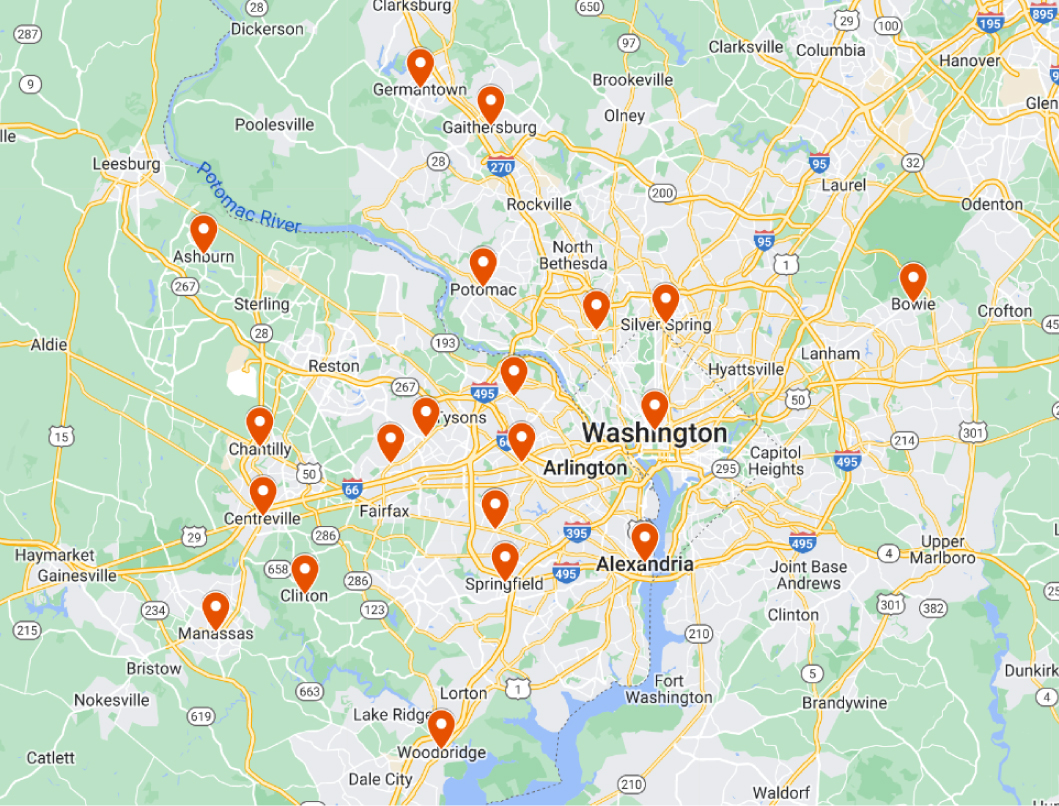 pest control service area Map