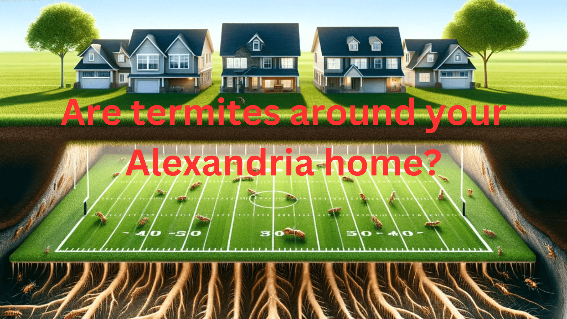 Are termites around your Alexandria, VA home graphic