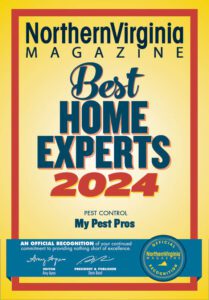My Pest Pros named Best Northern Virginia Pest Control by Northern Virginia Magazine "Best Home Experts" edition