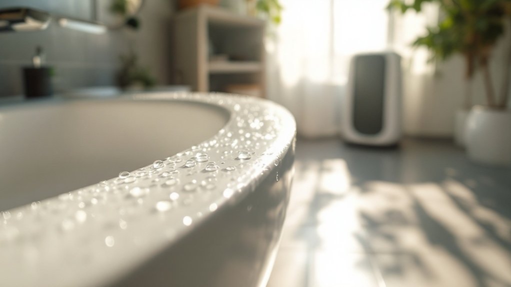 lower moisture in air
