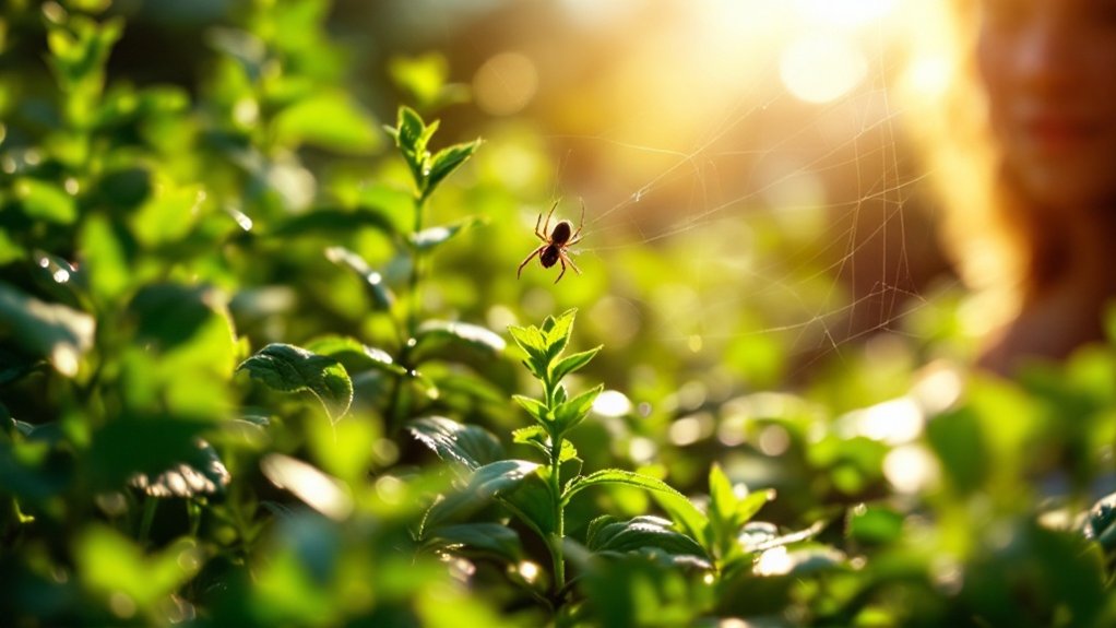 an image of a spider on a web