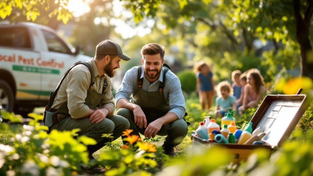 customer service with a local pest control company is more responsive