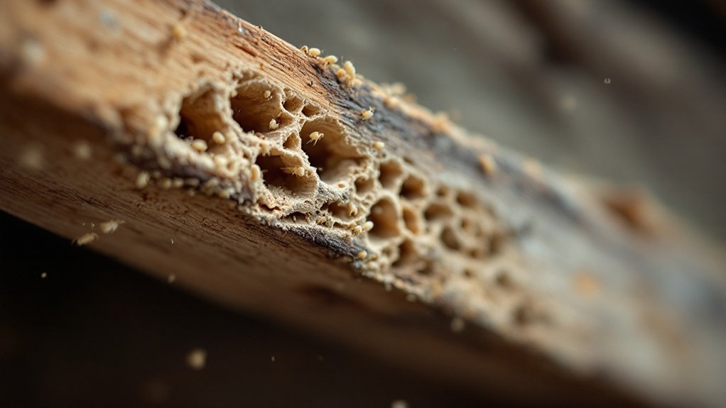 silent destruction by termites