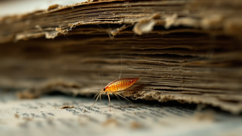 silent paper eating pests