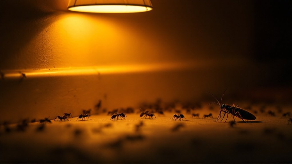 nighttime light affects pests