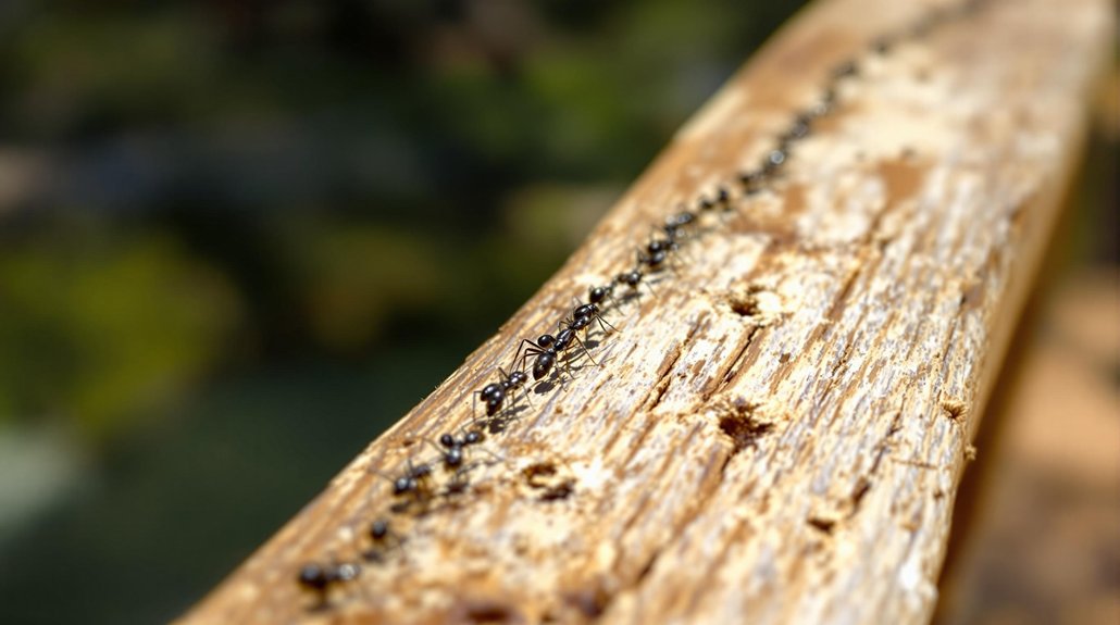pest control services ants on tree branch